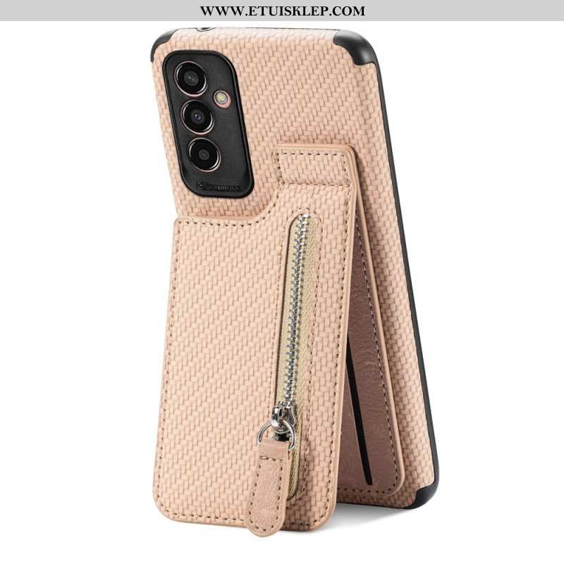 Etui do Samsung Galaxy M13 Uchwyt Na Karty Z Włókna Węglowego